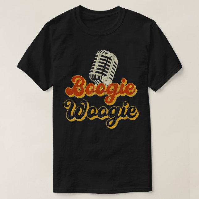 Camiseta Boogie Woogie Dancing Party Design Para Dançarinos (Frente do Design)