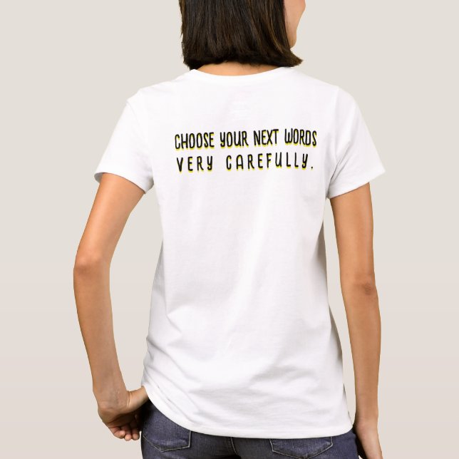 Camiseta Booglie Ruim É Você Sério? (Verso)