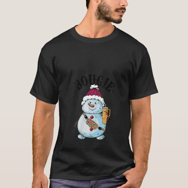 Camiseta Boojee Snowman Bougie Snowman Belt Bag Boojee Xmas (Frente)