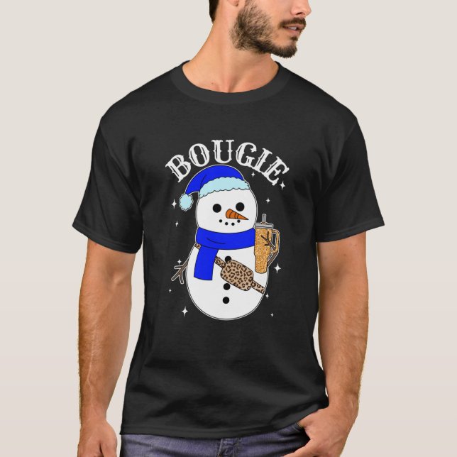 Camiseta Boojee Snowman Bougie Snowman Belt Bag Boojee Xmas (Frente)