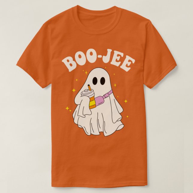 Camiseta BooJee Spooky halloween Stanley Dia de as Bruxas e (Frente do Design)