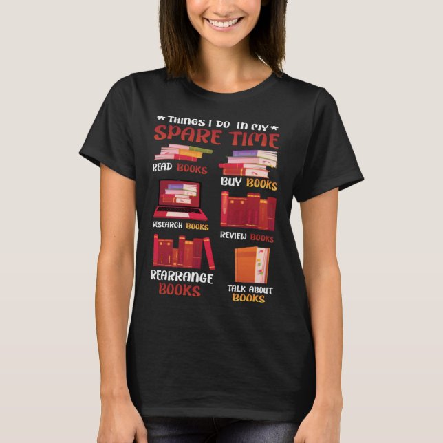 Camiseta Book  Bookworm Librarian Book Reading  1 (Frente)