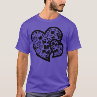 Camiseta Book Heart