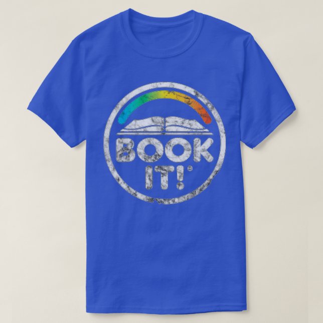 Camiseta BOOK IT Infância Retro 80s Mulheres (Frente do Design)