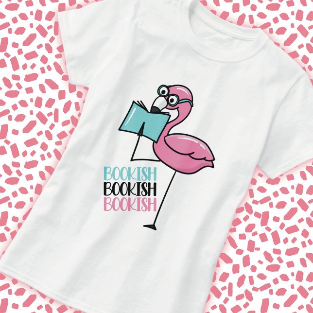 Camiseta Book Lover Flamingo (Criador carregado)