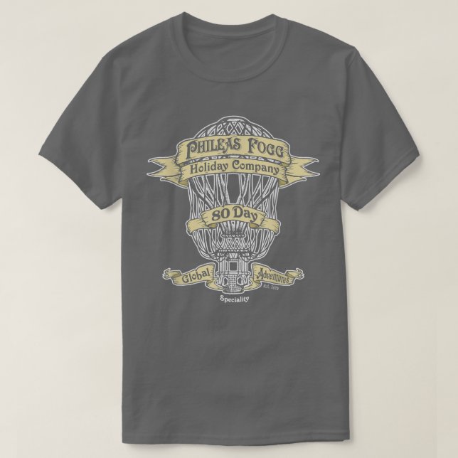Camiseta Book Lover Phileas Fogg Holiday Company (Frente do Design)