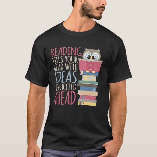 Camiseta Book Nerd Library & Librarian Reading Book Bookwor (Frente)