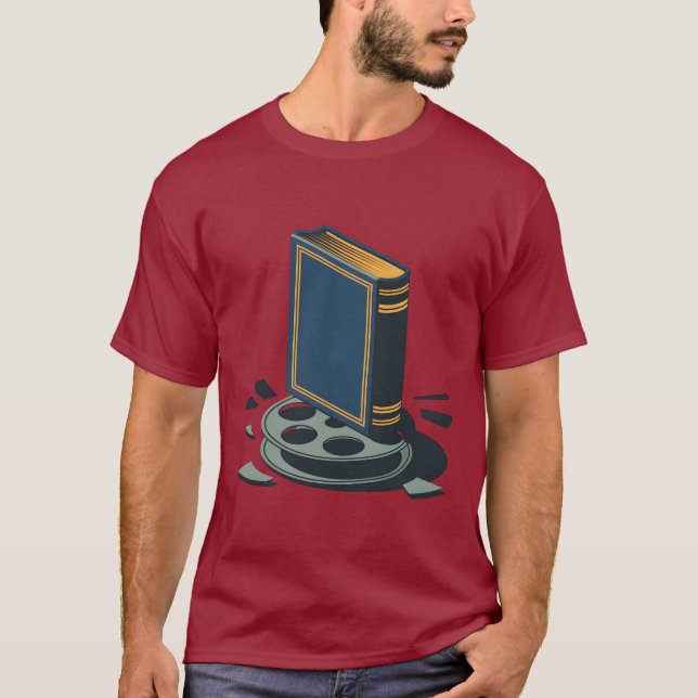 Camiseta Book Over Film Icon (Frente)