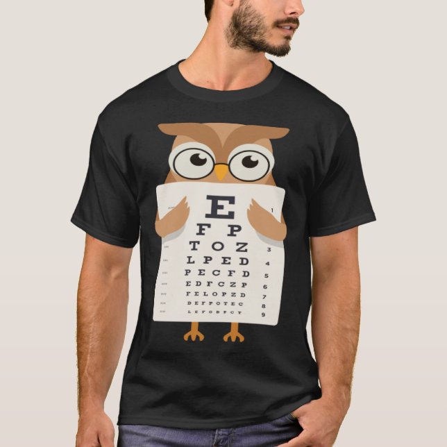 Camiseta Book Reading Owl Bird Wisdom Smart (Frente)