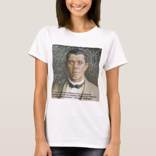Camiseta Booker T Washington & Citação de Sucesso