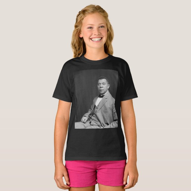Camiseta Booker Taliaferro Washington: Educador Negro (Frente Completa)
