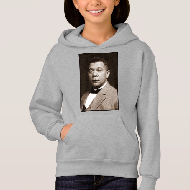 Camiseta Booker Washington: Educador Afro-Americano (Frente)