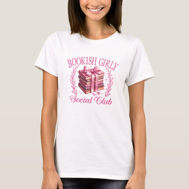 Camiseta Bookish Girly Social Club (Frente)