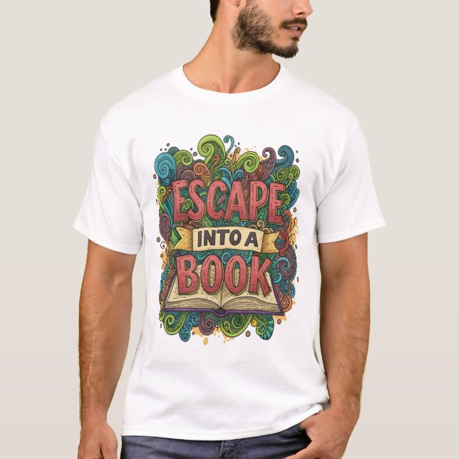Camiseta Bookish Vibes, Estilo do Dia a Dia (Frente)