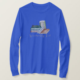 Camiseta Booklover Garota Espiritual Cama Café