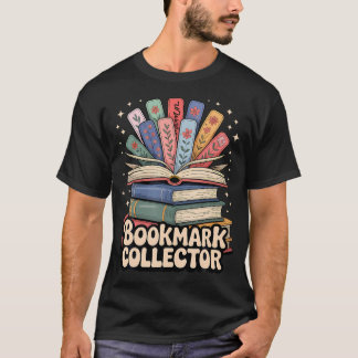 Camiseta Bookmark Collector Retro Reading Lover Book Nerd O
