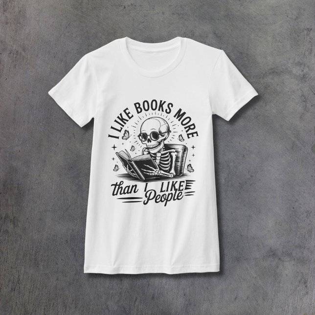Camiseta Books Above People Women's Fitted (Criador carregado)