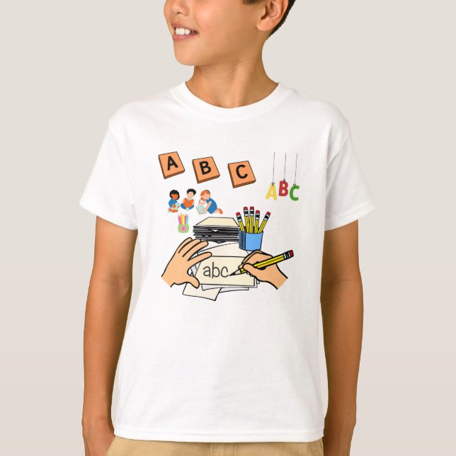 Camiseta "Books, Brains & Bright Ideas" (Frente)