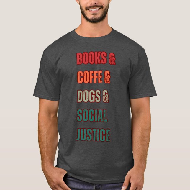 Camiseta BOOKS CAFÉ CÃES - Introdução (Frente)