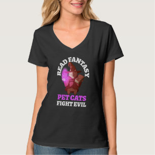 Camiseta Books Cats Mau Bookworm Fantasy Mães
