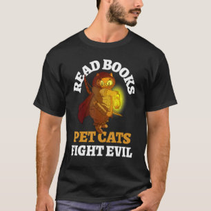 Camiseta Books Cats Mau Bookworm Leitura Bibliofi