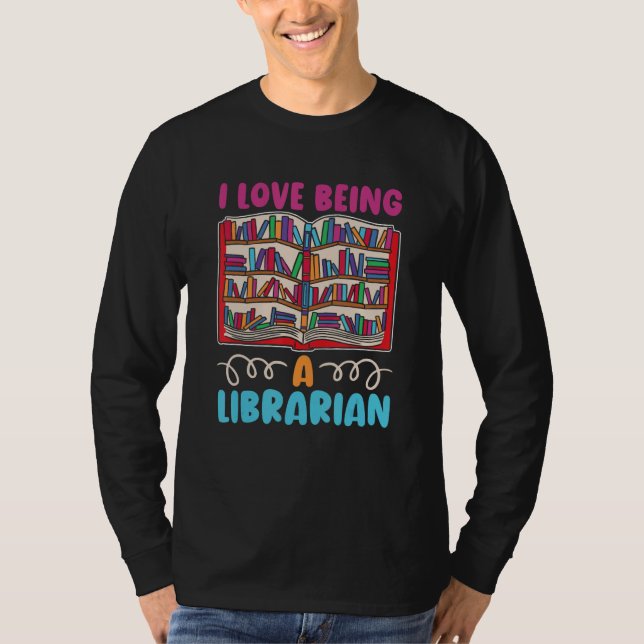 Camiseta Books Cute Writer Librarian  Library Bookworm Book (Frente)