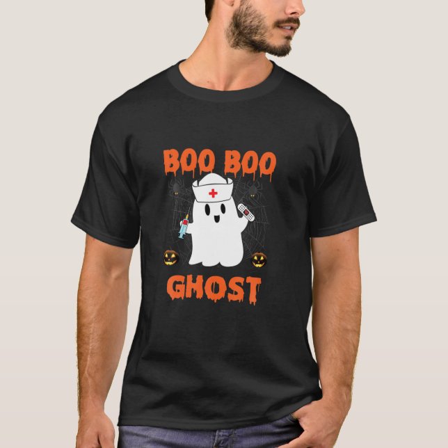 Camiseta Books Fantasma Engraçado Pumpkin Halloween (Frente)