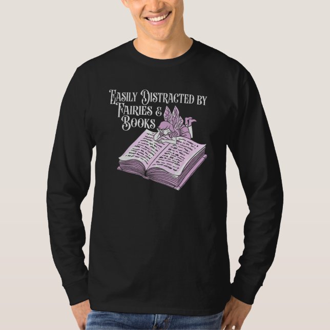 Camiseta Books Literature  Bibliophile Librarian Bookworm B (Frente)