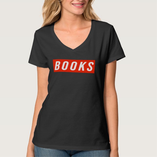 Camiseta books reading library bookworm book (Frente)