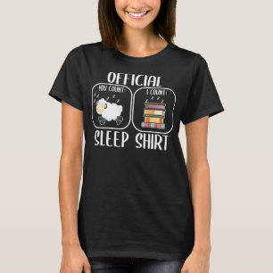 Camiseta Books sleep shirt counting sheep