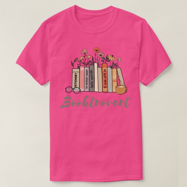 Camiseta Booktrovert 19 (Frente do Design)