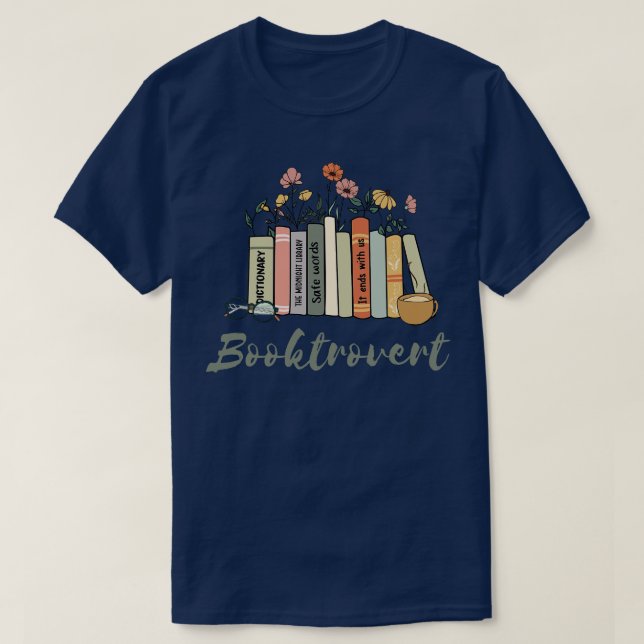 Camiseta Booktrovert 2 (Frente do Design)