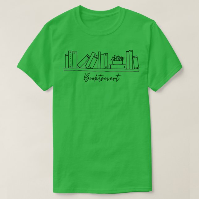 Camiseta Booktrovert 5 (Frente do Design)