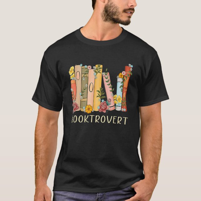Camiseta Booktrovert Reading Librarian (Frente)