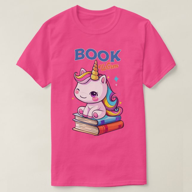 Camiseta Bookworm (Frente do Design)