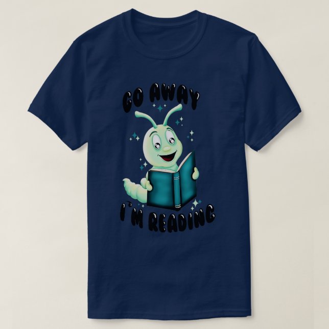 Camiseta Bookworm (Frente do Design)
