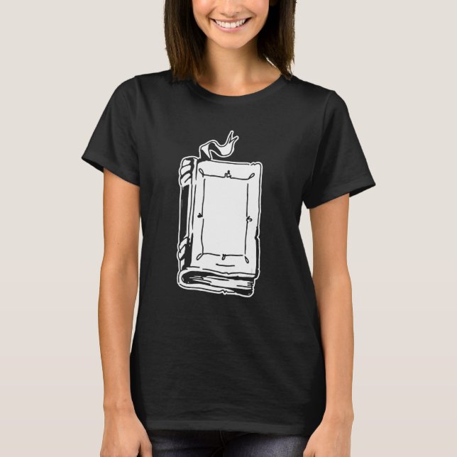 Camiseta Bookworm Books Bibliophile Librarian Literature  B (Frente)