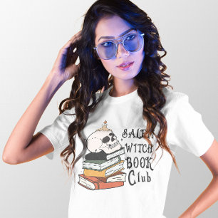 CAMISETA BOOKWORM DO CLUBE DE LIVROS DE SALEM DE HALLOWEEN