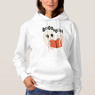 Camiseta Bookworm Engraçado Fantasma do Halloween Livros de