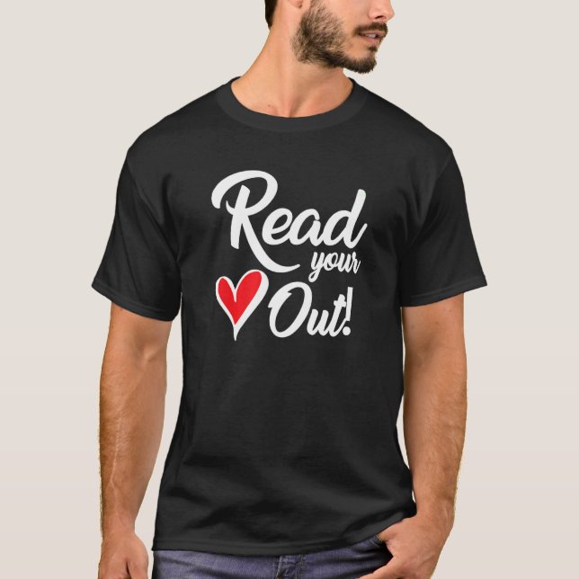 Camiseta Bookworm Leia Seu Coração (Frente)