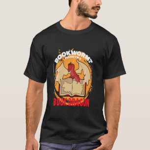 Camiseta Bookworm Por Favor Sou Um Livro Dragão Junkie