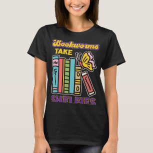 Camiseta Bookworms Aceitam Presente de Leitura de Livro