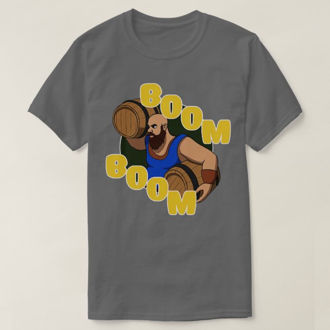 Camiseta Boom Boom Petard Age dos Impérios paródia (Frente do Design)