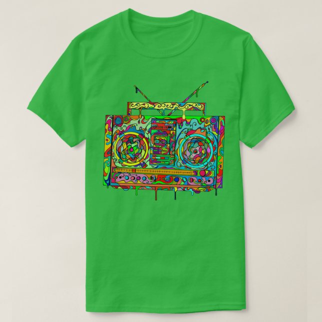 Camiseta Boom Box  (Frente do Design)