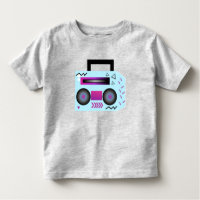 Boom Box 90s 80s Music Hip Hop Toddler Bodycase