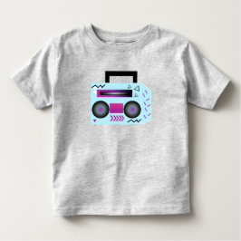 Camiseta Boom Box 90s 80s Music Hip Hop Toddler Bodycase