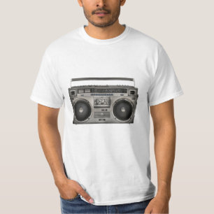 Camiseta Boom Box Ghetto Blaster Retro Oitenta e noventa