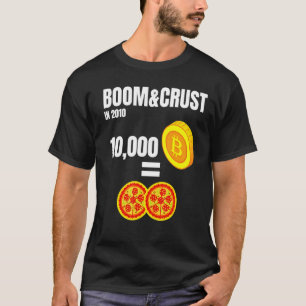 Camiseta Boom E História Da Criptomoeda Bitcoin Btc Cripto