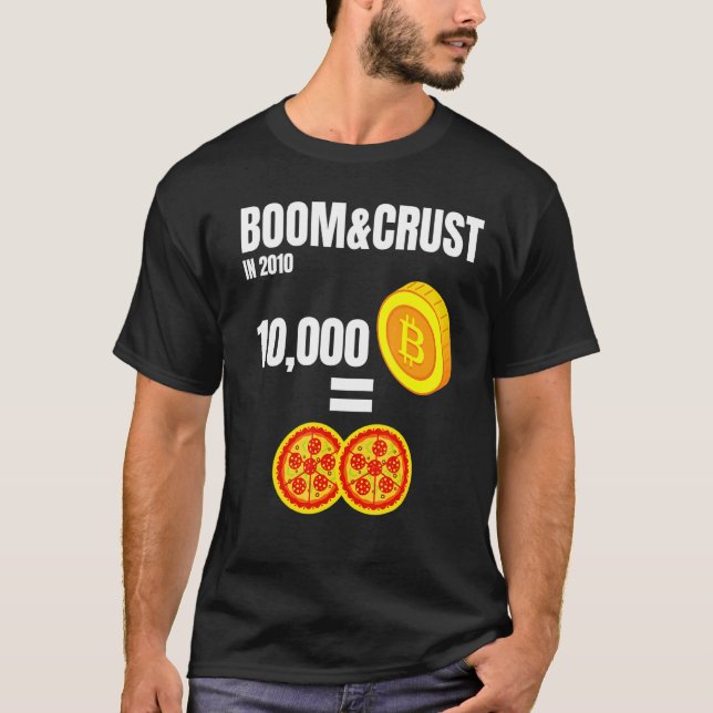 Camiseta Boom E História Da Criptomoeda Bitcoin Btc Cripto (Frente)