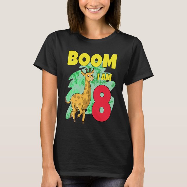 Camiseta Boom Im 8 Giraffe (Frente)